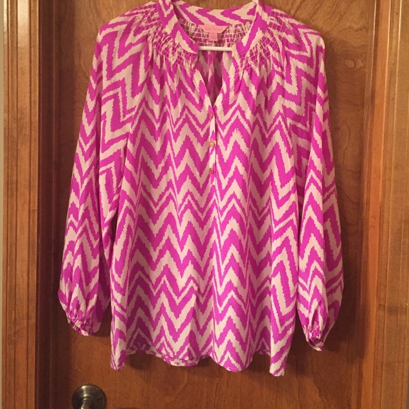 Lilly Pulitzer Silk Elsa Top