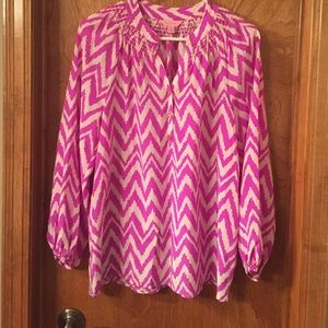 Lilly Pulitzer Silk Elsa Top