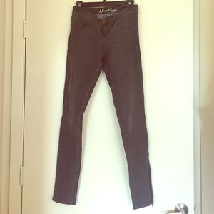 Juicy Couture grey stretch skinny jeans
