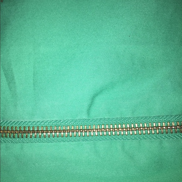 Reduced !Ann Taylor Dress emerald color dress - Picture 3 of 4