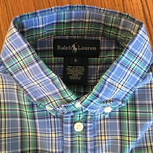 Ralph Lauren boys button up shirt