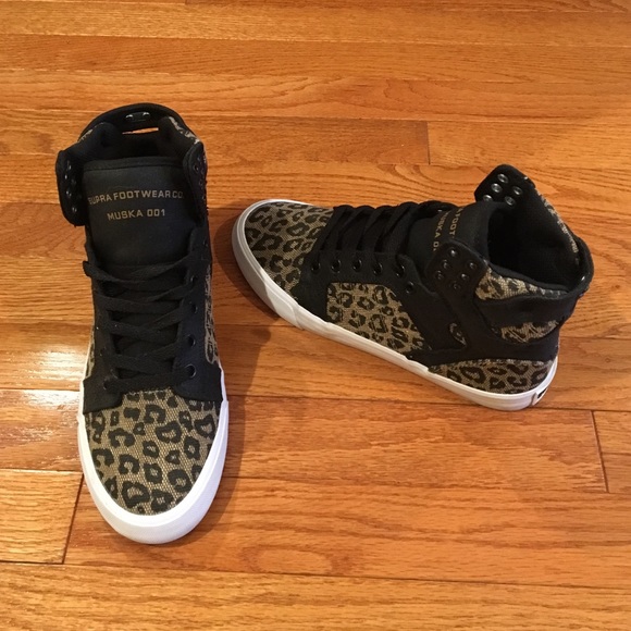 Supra Muska 001 Skytop Sneaker size 8 in Cheetah