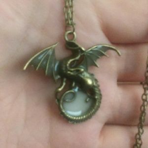 Glow in the dark Dragon necklace