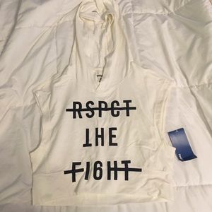 BUNDLE: Reebok cropped hoodie & vest