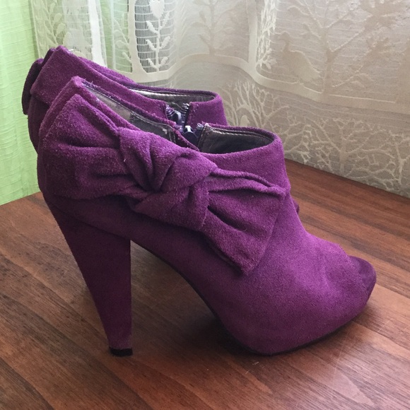 Purple Steve Madden "Mirakle" Booties