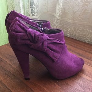 Purple Steve Madden "Mirakle" Booties