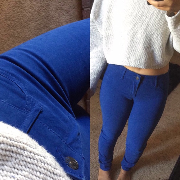 NWOT Abercrombie Royal blue pants size 2