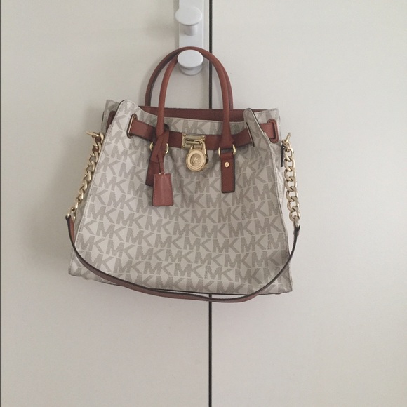 Large Michael Kors Hamilton Satchel