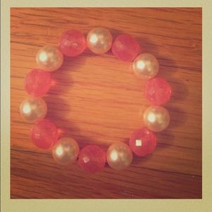 🏳️BOGO🏳️ Pink & Pearl Statement Bracelet