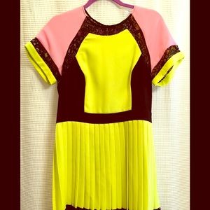French Connection neon cocktail dress