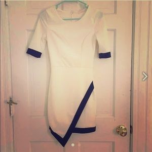 Asymmetrical hem dress