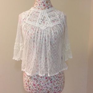 Lace cut off by free people