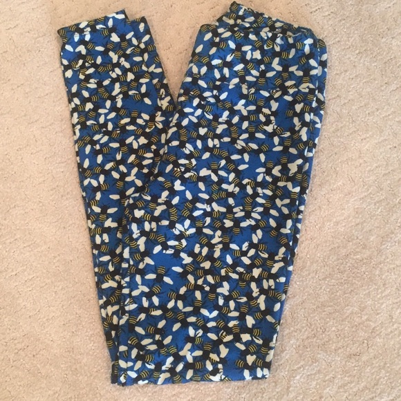 LuLa Roe One Size  Bumble Bee Leggings