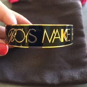 Kate Spade "Boys Make Passes Girls" Idiom Bangle