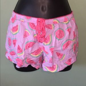 Aerie Purple Watermelon Sleep Shorts