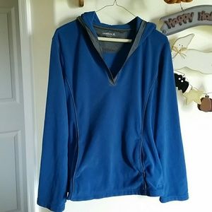 Hooded fleece sweatshirt