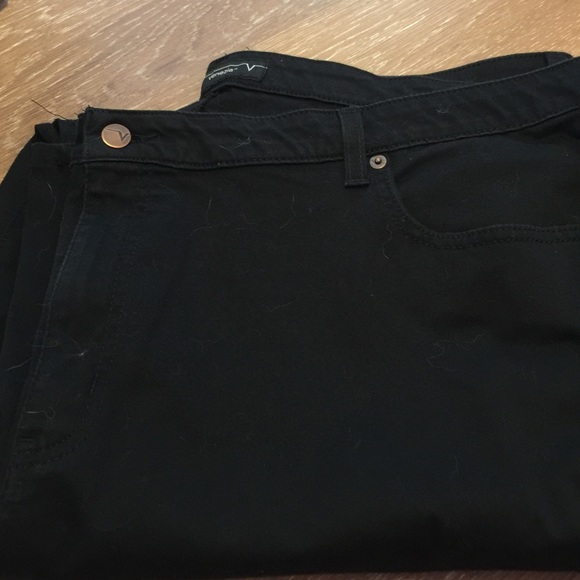 For Omy Black denim jeans