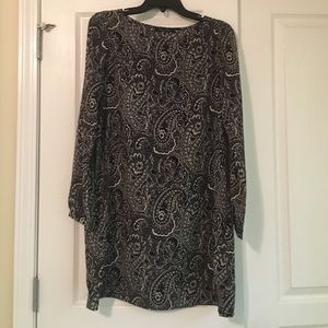 Black and White Argyle Dress