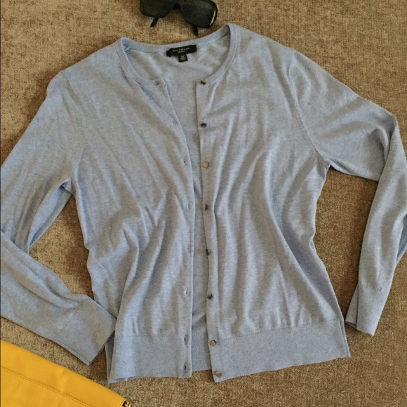 Ann Taylor Cotton Modal crew cardigan