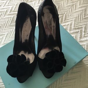 Marciano Suede Black heels