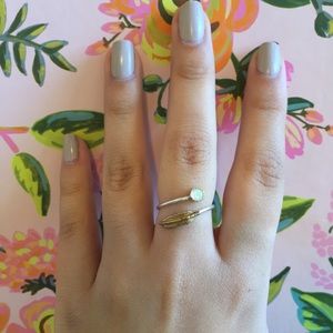 Sterling Silver feather ring