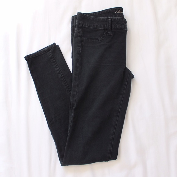 Low Rise Black Jeggings