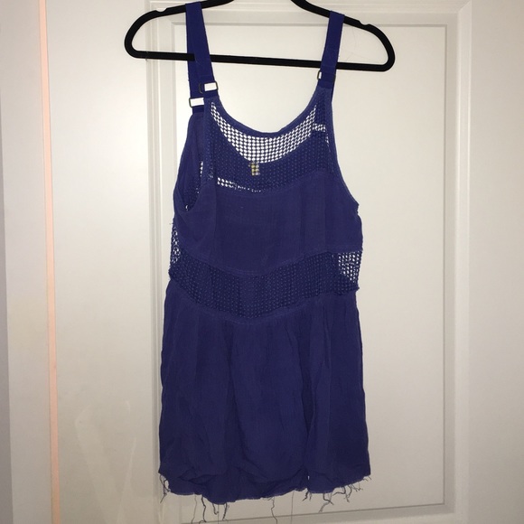 Free people cobalt blue tank