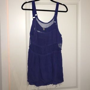 Free people cobalt blue tank