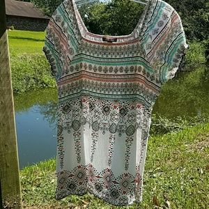 Beautiful autumn colored peasant top