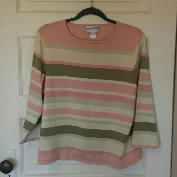 Silk stripped sweater by Pendleton