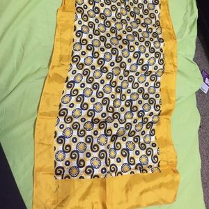 Tori long silk scarf