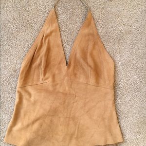 DKNY Suede Halter Top!!!