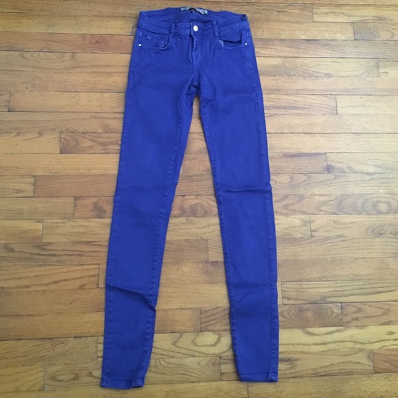 Zara blue denim jeans