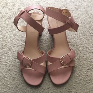 JCrew Nude/Pink Heels- Never Worn