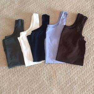 Bundle of Five Soma Seamfree Camis