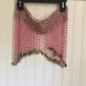 Belly Dance Beaded Coin Skirt
