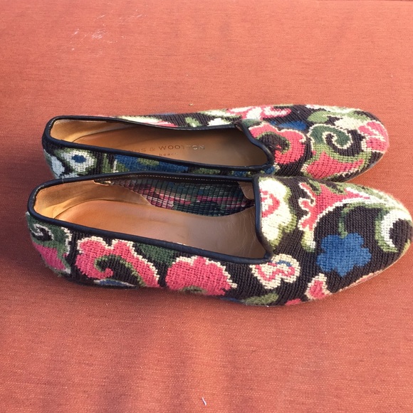 Stubbs & Wootton needlepoint shoes.