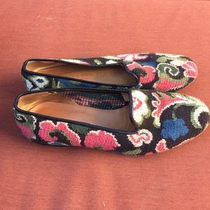 Stubbs & Wootton needlepoint shoes.