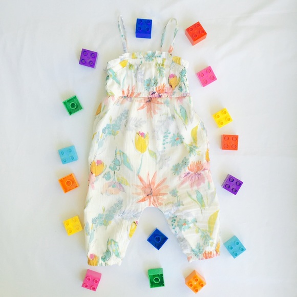 Old Navy Floral Jumpsuit