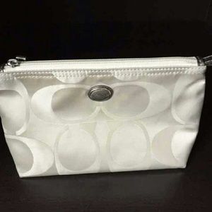 Coach Signature Nylon Getaway Cosmetics Bag