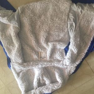 Hollister zip up sweater.