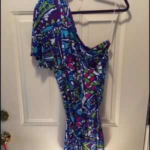 TRINA TURK SWIMSUIT COVERUP DRESS•L