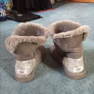 One of a kind Swarovski crystal personalized Uggs
