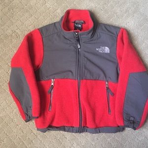 Cute red North Face zip up jacket, xxs (5)