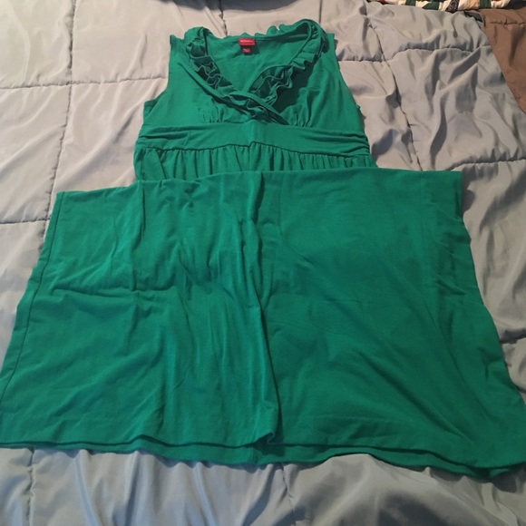 XL Maxi Dress Jungle Green