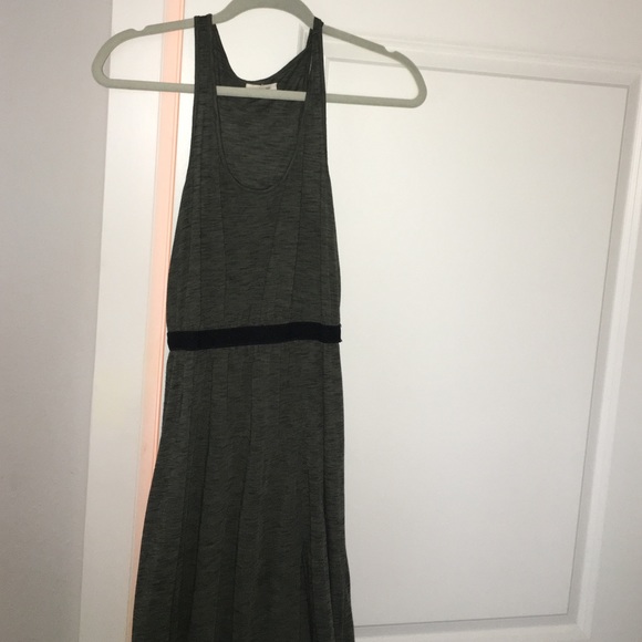 Green maxi with leg slit Urban Outfitters