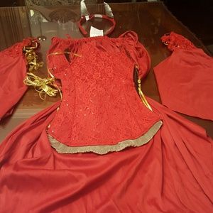 HALLOWEEN DRESS WITH CORSE