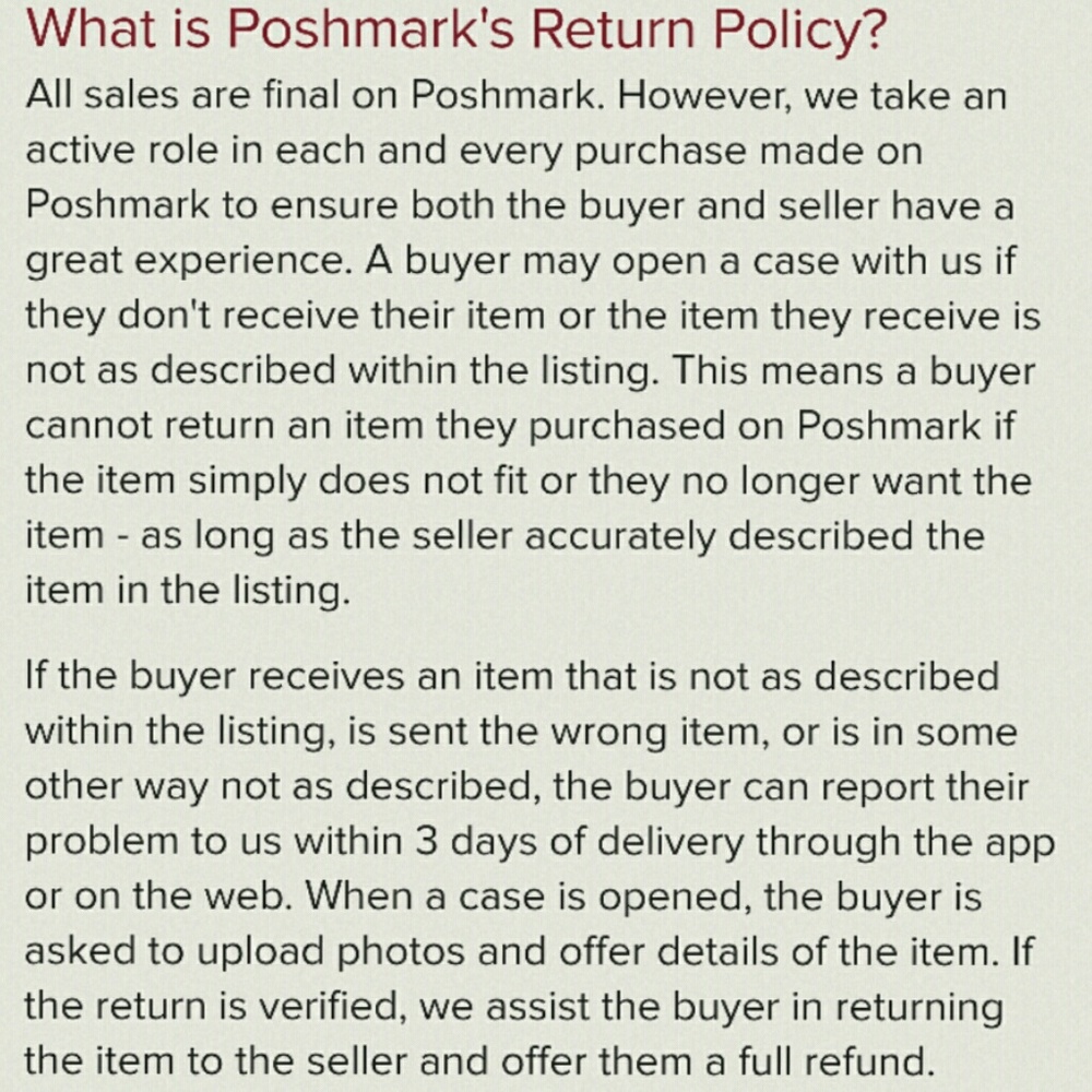 ▪FAQ'S + CLOSET INFO▪ - Picture 3 of 3