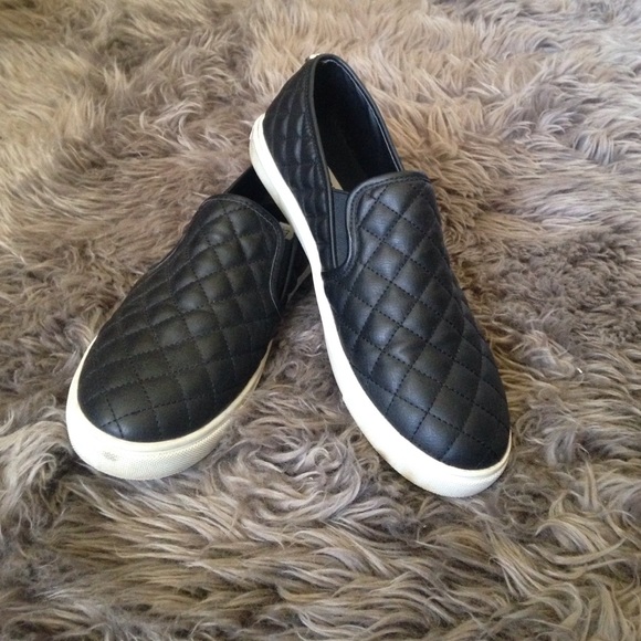 Steve Madden Quilted Leather Slip-ons