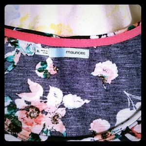 Maurices flowered shirt